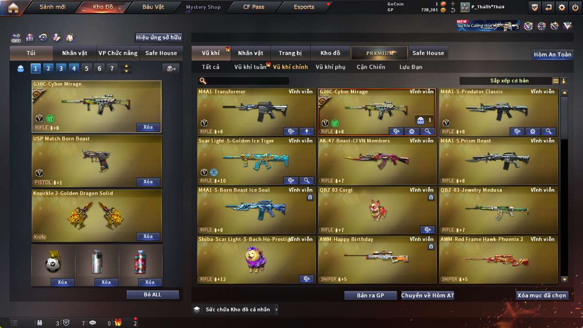 shop acc cf uy tin gia re